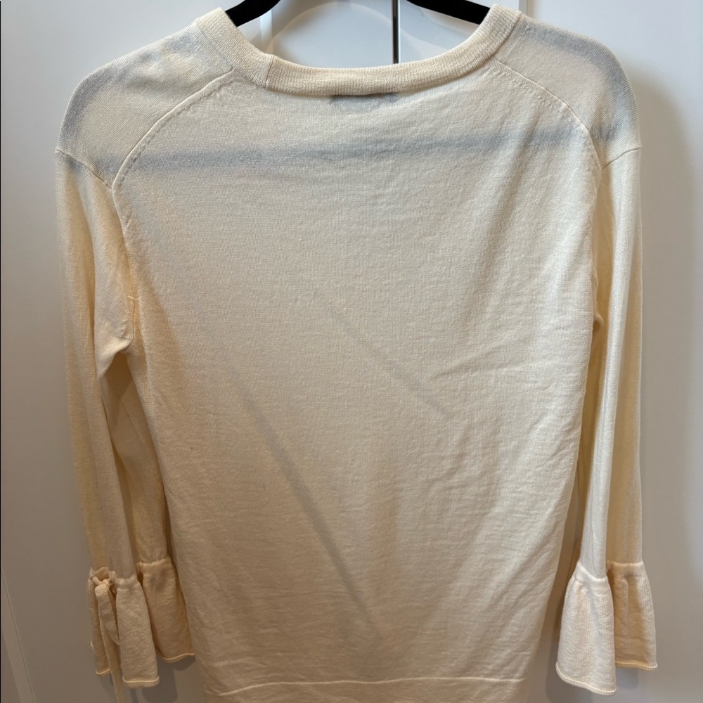 J crew women’s sweater top with flared sleeve